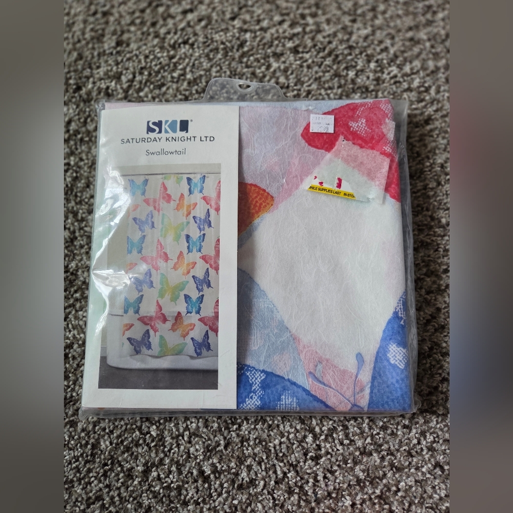Saturday Knight Ltd Butterfly Shower Curtain